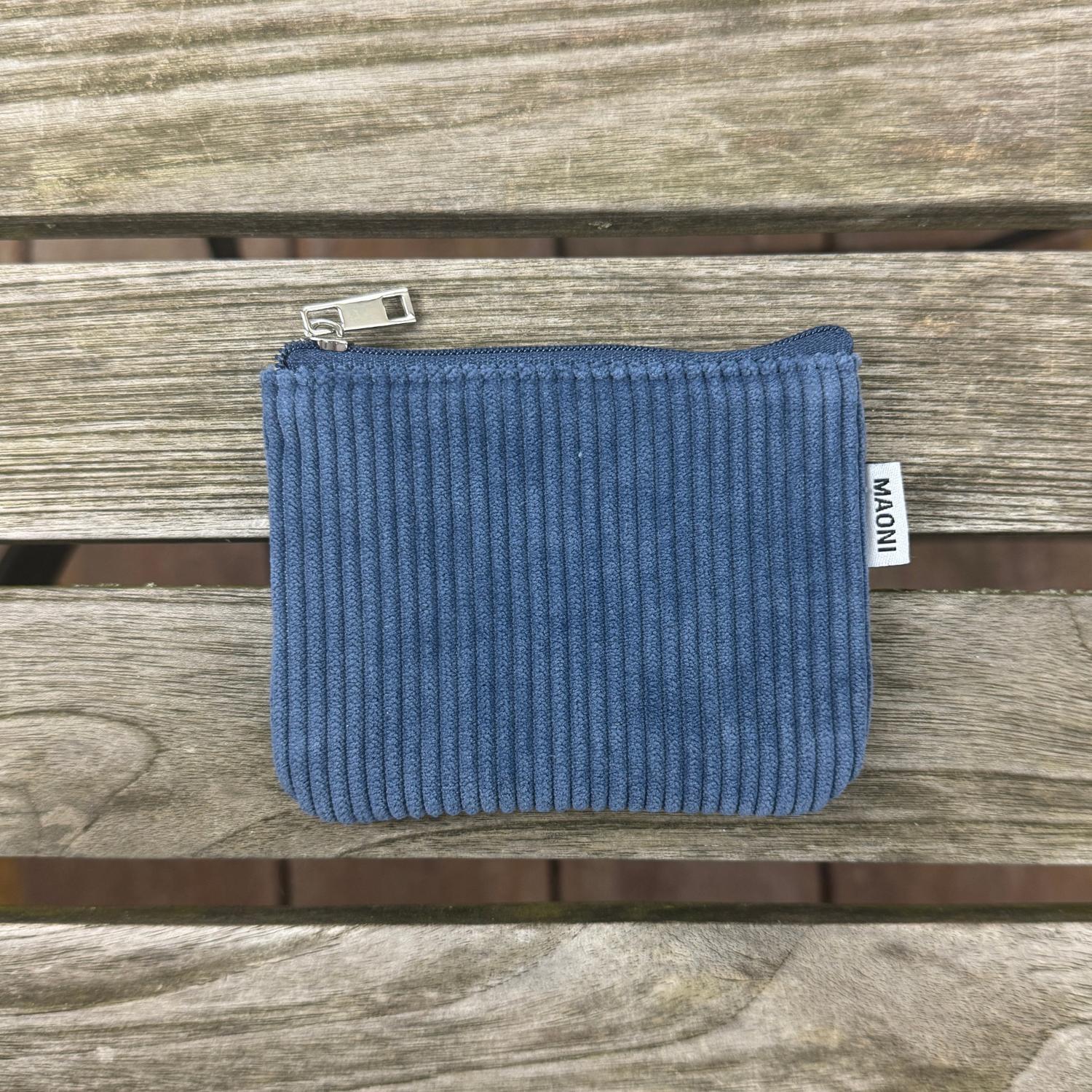 blaues Cord Etui