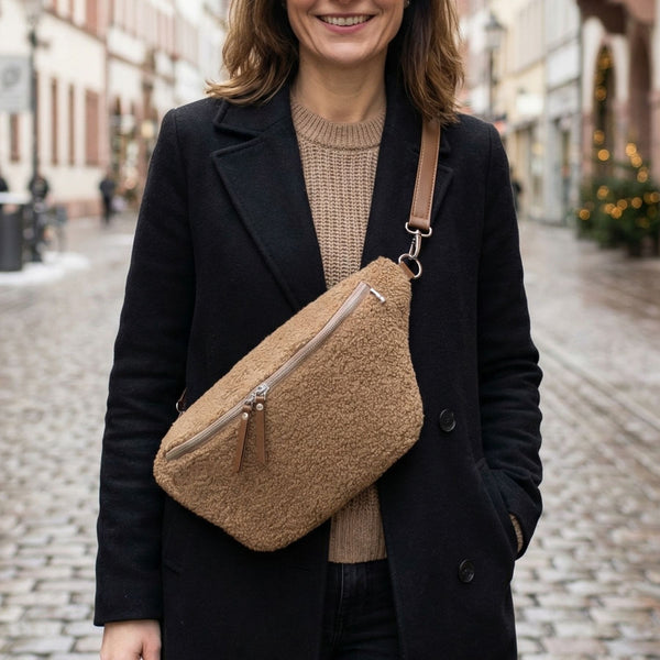 Teddy Bauchtasche - Braun