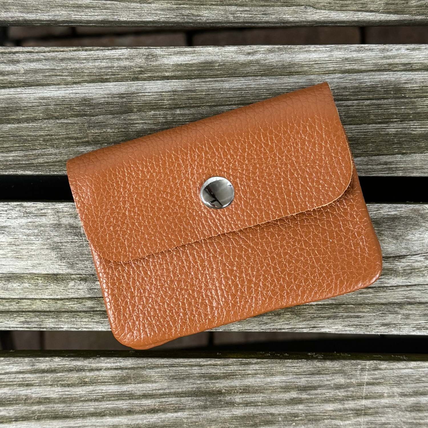 braune Ledergeldbörse