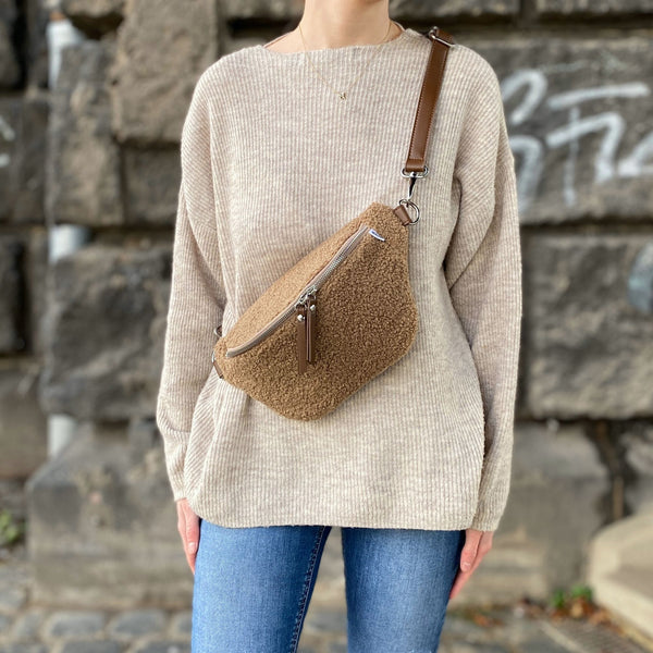 Teddy Bauchtasche - Braun
