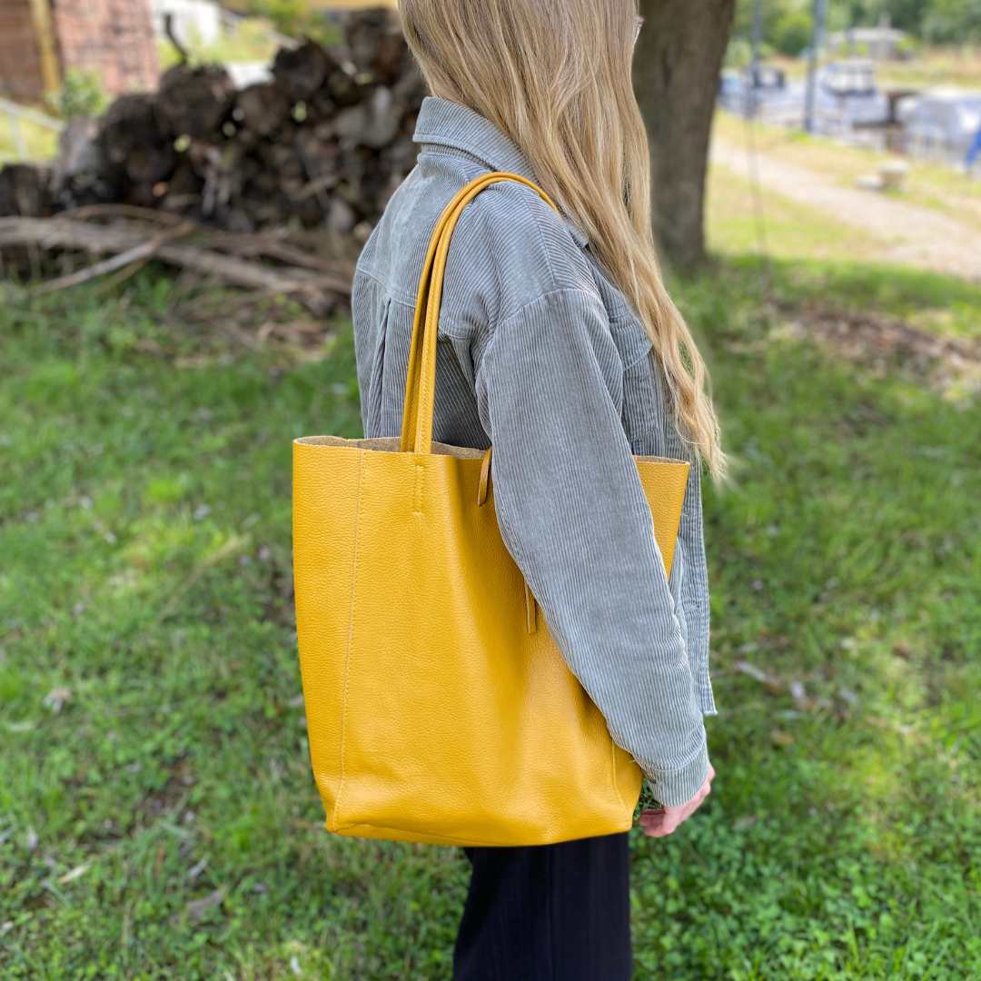 Shopper Tasche Leder - ROM - MAONI