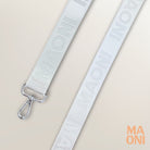 weißer Taschengurt einfarbig