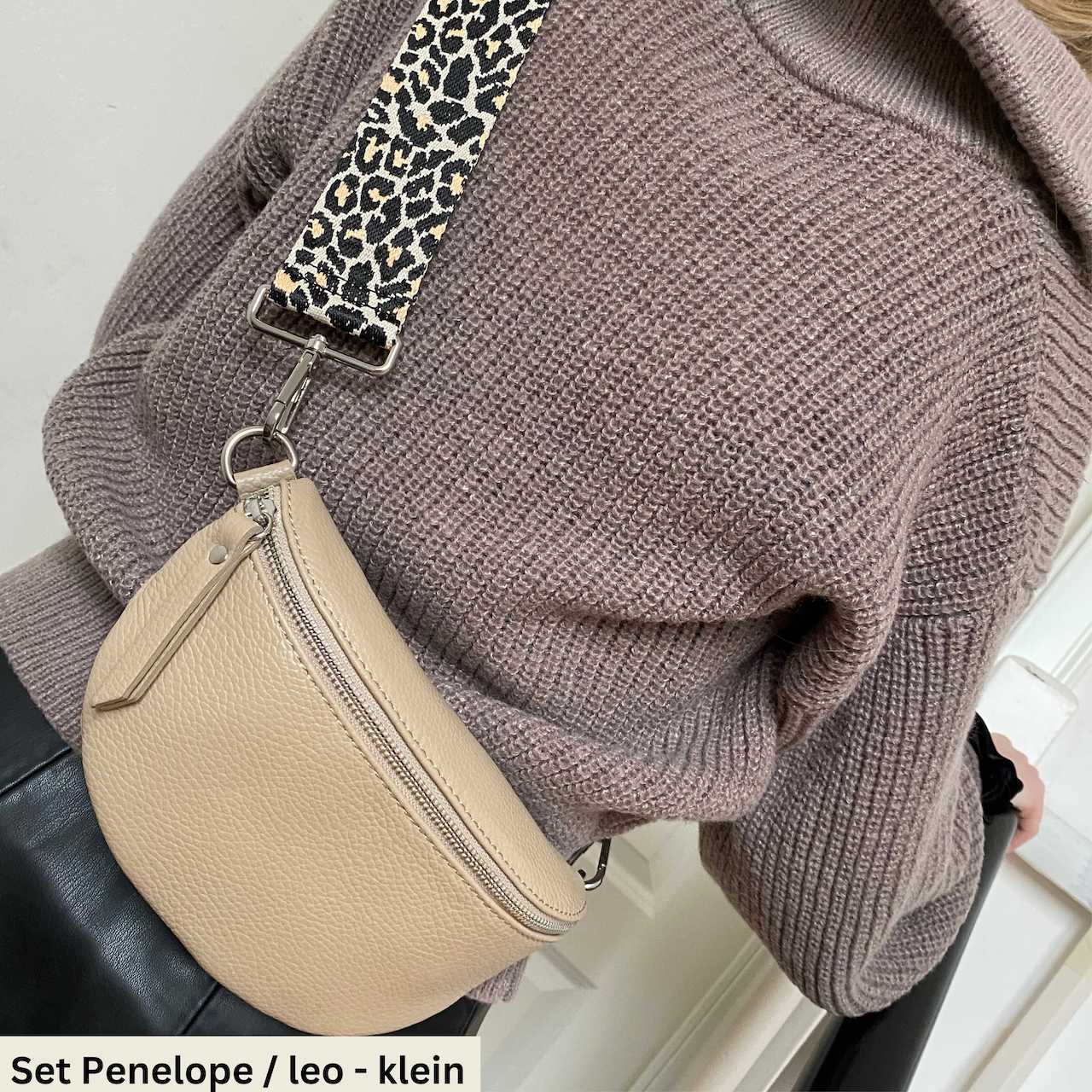 Bauchtasche Damen - Taupe - MAONI