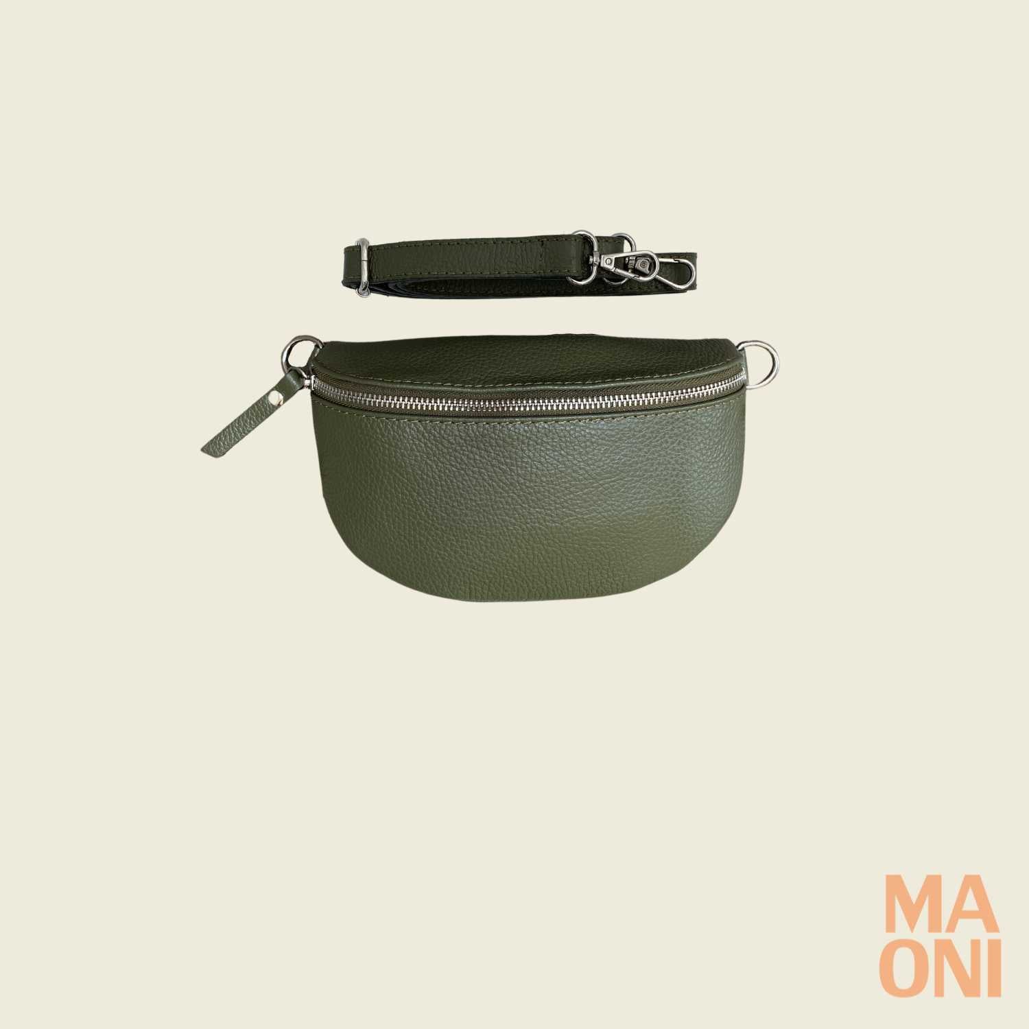 Bauchtasche Damen - Dunkelgrün - MAONI