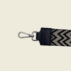 Taschengurt Schwarz Mira / beige - MAONI