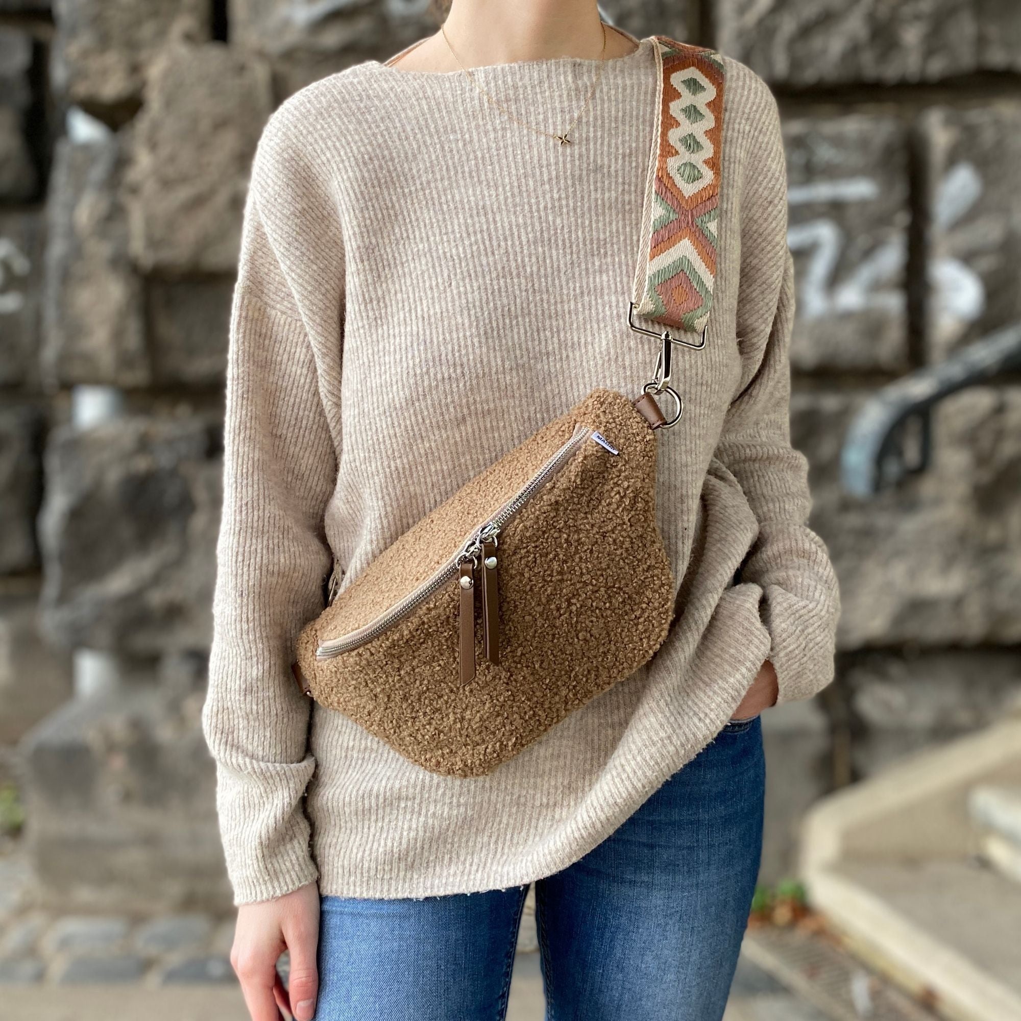 Tasche Teddy I Brown - Main Image