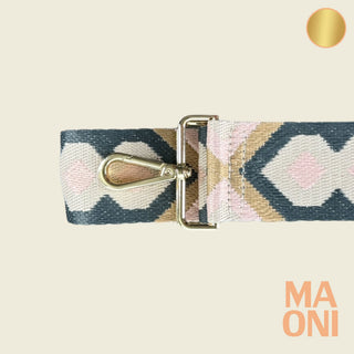 Taschengurt Romina - Gold – grau rosa (gold)