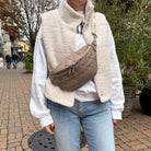 Gesteppte Bauchtasche