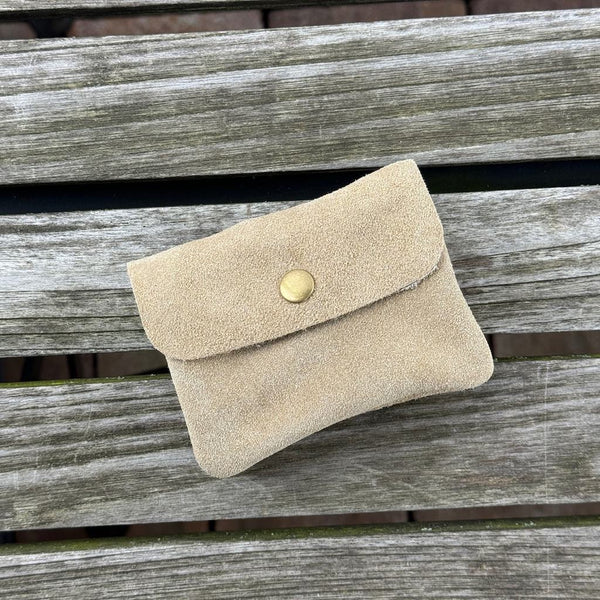 Portemonnaie aus Wildleder - FLORENZ - GOLD