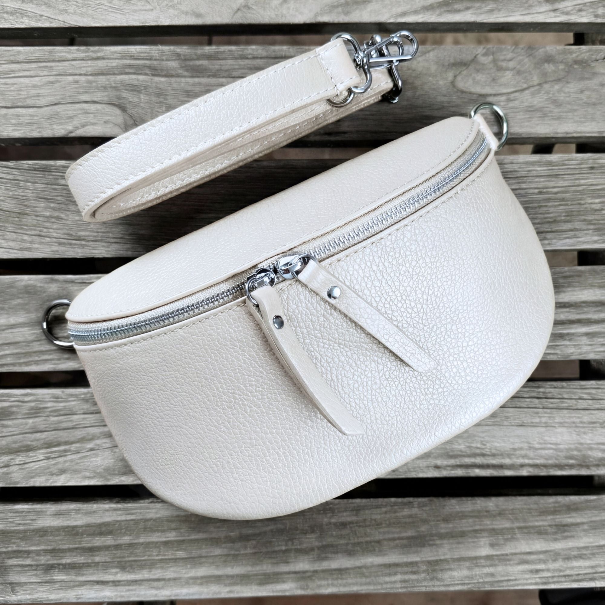 Bauchtasche Damen - Beige - MAONI 