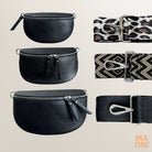 Bauchtasche Damen - Schwarz - MAONI 