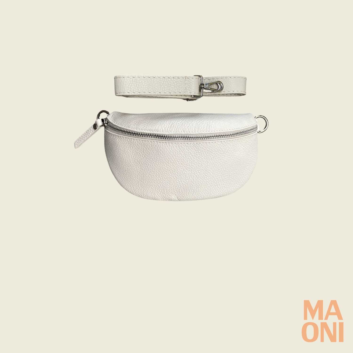 Bauchtasche Damen - Beige - MAONI 