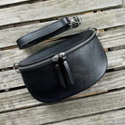 Bauchtasche Damen Mittelgroß - Schwarz - MAONI 