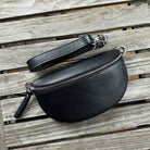 kleine Bauchtasche Damen - Schwarz - MAONI 