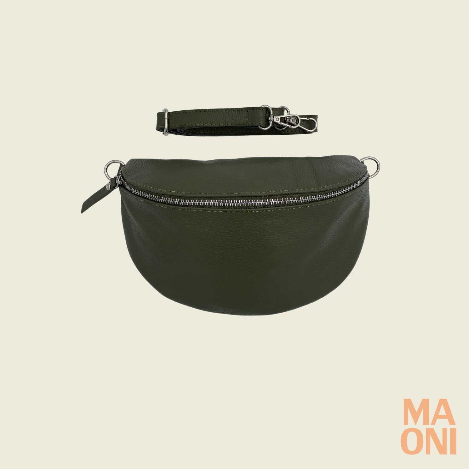Bauchtasche Damen - Dunkelgrün - MAONI 